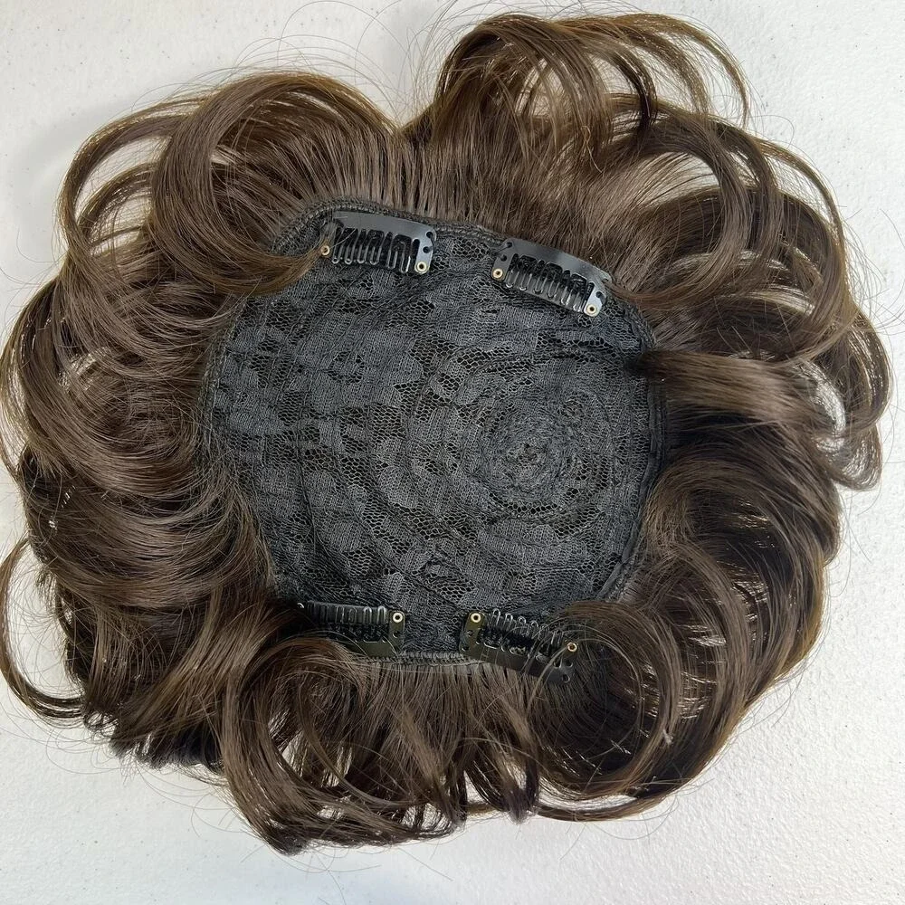 Raquel Welch‎ Transformations Sonata Hair Topper R6 Dark Chocolate Clip In Piece
